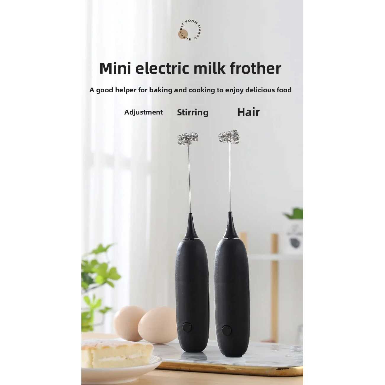 ginee_20260226165539993_4120957680.jpg One Two Cups Hand Mixer Mini Pengocok Telur Kopi Milk Frother - HMP25