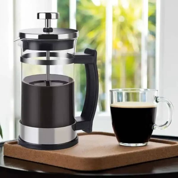 ginee_20260416161721197_1232887862.jpeg One Two Cups French Press Coffee Maker Pot Plunger Borosilicate - FS25 - 600ml