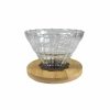 One Two Cups V60 Coffee Dripper Pour Over Kaca Manual Brew 1-4 Cup - VD-10BS