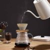 One Two Cups V60 Coffee Dripper Pour Over Kaca Manual Brew 1-4 Cup - VD-10BS