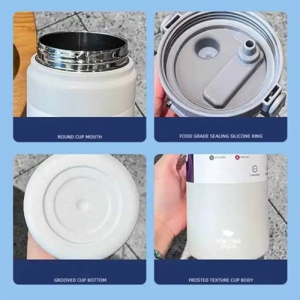 One Two Cups Botol Minum Tumbler Air Panas Dingin Double Spout 1.2L - SP-602
