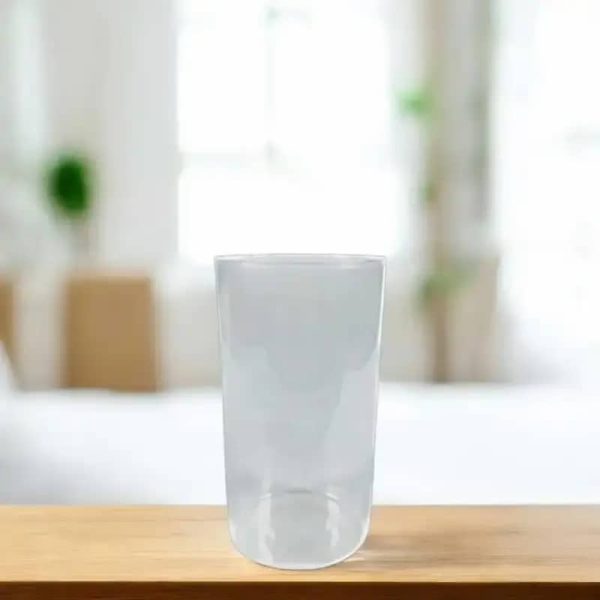 One Two Cups Gelas Kaca Aesthetic Kopi Teh Thin Straight Glass - AR2