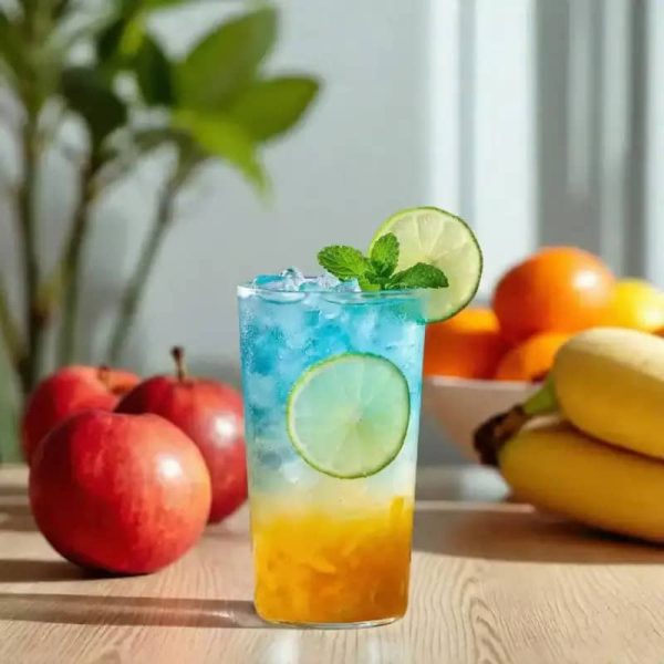 One Two Cups Gelas Kaca Aesthetic Kopi Teh Thin Straight Glass - AR2