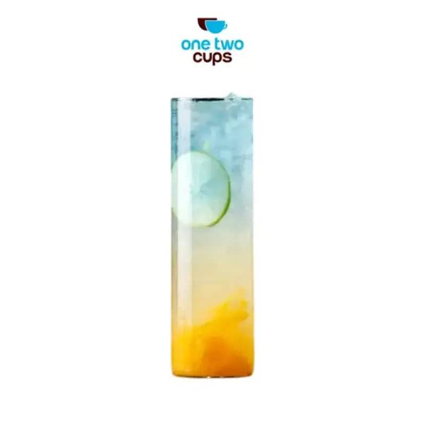 One Two Cups Gelas Kaca Aesthetic Kopi Teh Thin Straight Glass - AR2