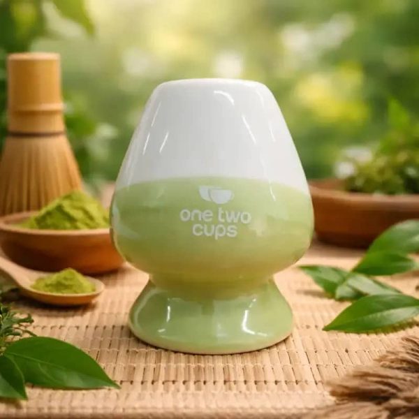 One Two Cups Dudukan Pengaduk Matcha Chasen Tate Whisk Stand - D-40