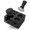 One Two Cups Coffee Tamper Station Espresso Portafilter 180x180x75mm - AK-324