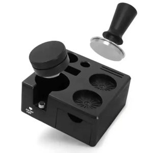 One Two Cups Coffee Tamper Station Espresso Portafilter 180x180x75mm - AK-324