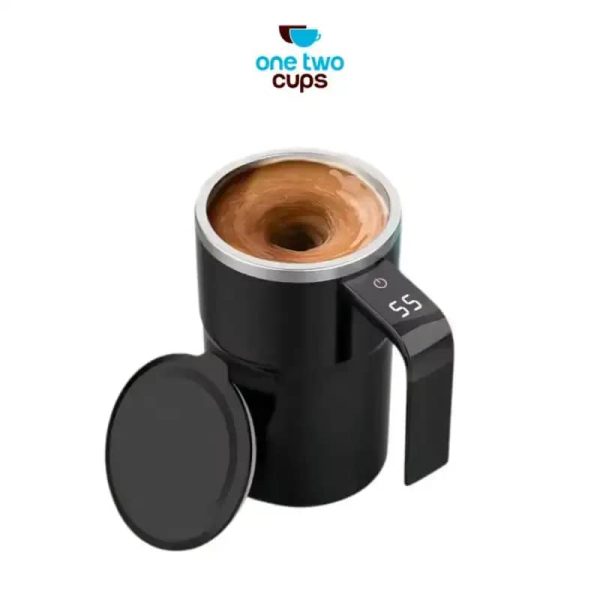 One Two Cups Cangkir Pengaduk Kopi Mixing Mug Stainless Steel 400ml - JB-01