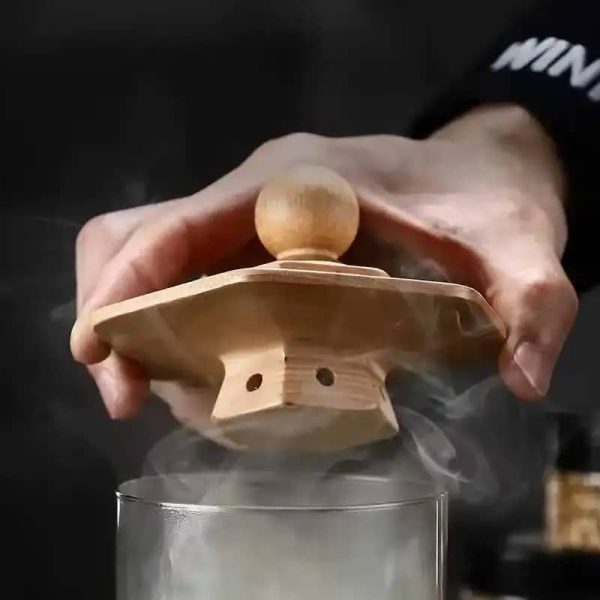 One Two Cups Set Alat Pengasap Cocktail Smoker Kit with 4 Wood Chips - JY-40