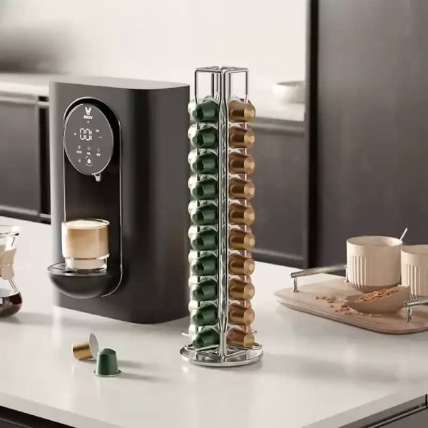 One Two Cups Rak Kapsul Kopi Putar Espresso Storage Organizer 40 Pods - RV-90