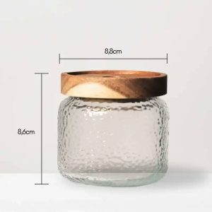 One Two Cups Toples Kaca Penyimpanan Makanan Kedap Udara Storage Jar - HC103