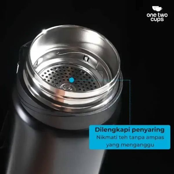 ginee_20260416164720465_0180321889.jpeg One Two Cups Botol Minum Termos Air Panas Dingin Stainless Steel 1L - TC11