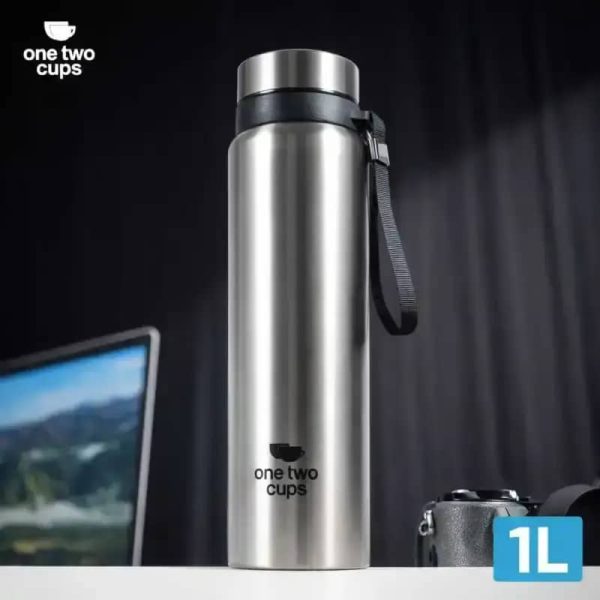 ginee_20260416164720674_5517422709.jpeg One Two Cups Botol Minum Termos Air Panas Dingin Stainless Steel 1L - TC11