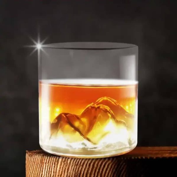 One Two Cups Gelas Whisky Cocktail Japanese Mountain Rock Glass 180ml - Q521