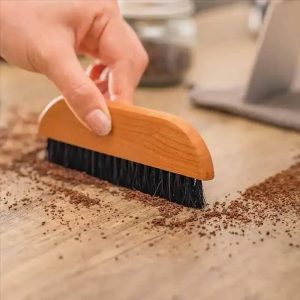 One Two Cups Sikat Meja Bar Kopi Cleaning Powder Brush Bar Horsehair - A-13