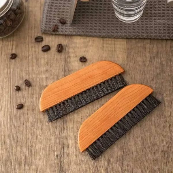 ginee_20260416171038622_3638978047.jpeg One Two Cups Sikat Meja Bar Kopi Cleaning Powder Brush Bar Horsehair - A-13