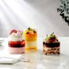 One Two Cups Gelas Kaca Aesthetic Dirty Latte Pudding Es Krim Glass - T-350