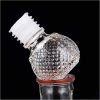 One Two Cups Whisky Decanter Glass Bottle Liquor Scotch Luxury Round - C13