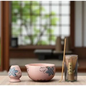 ginee_20260416171743399_8759785561.jpeg One Two Cups Matcha Set Chawan Chasen Stand Chashaku 500ml 4 PCS - CZ6