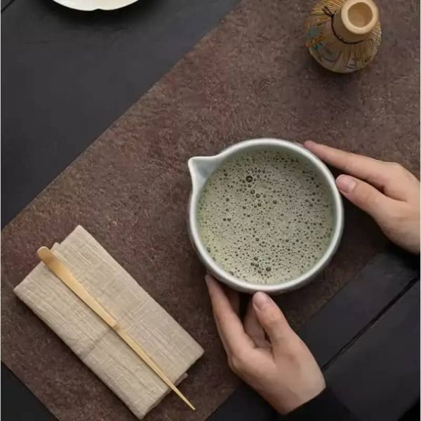 One Two Cups Matcha Set Chawan Chasen Stand Chashaku 500ml 4 PCS - CZ6