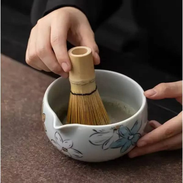One Two Cups Matcha Set Chawan Chasen Stand Chashaku 500ml 4 PCS - CZ6