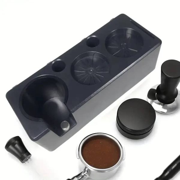 One Two Cups Coffee Tamper Station Espresso Portafilter 245x100x77mm - AK345
