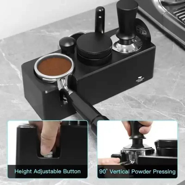 One Two Cups Coffee Tamper Station Espresso Portafilter 245x100x77mm - AK345