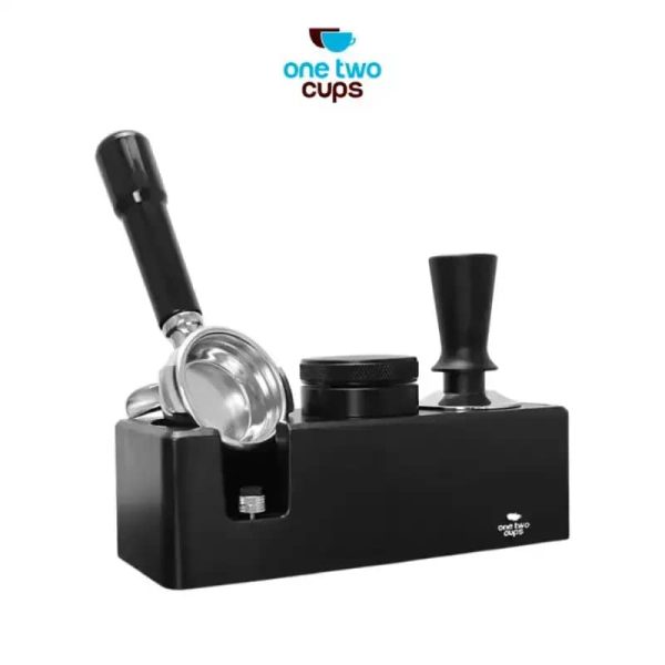 One Two Cups Coffee Tamper Station Espresso Portafilter 245x100x77mm - AK345