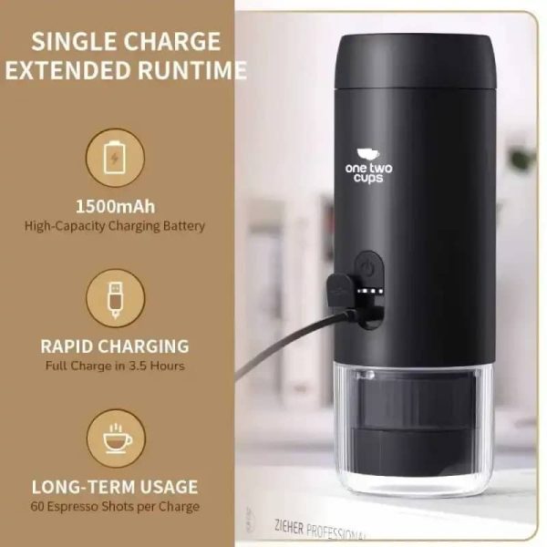 ginee_20260416173124808_1576490658.jpeg One Two Cups Portable Coffee Maker 2in1 Nespresso 20 Bar 1500mAh - HS9440-2S