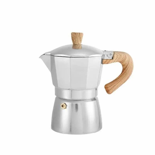 One Two Cups Moka Pot Teko Kopi Espresso Coffee Stovetop 3 Cup 150ml - JF113
