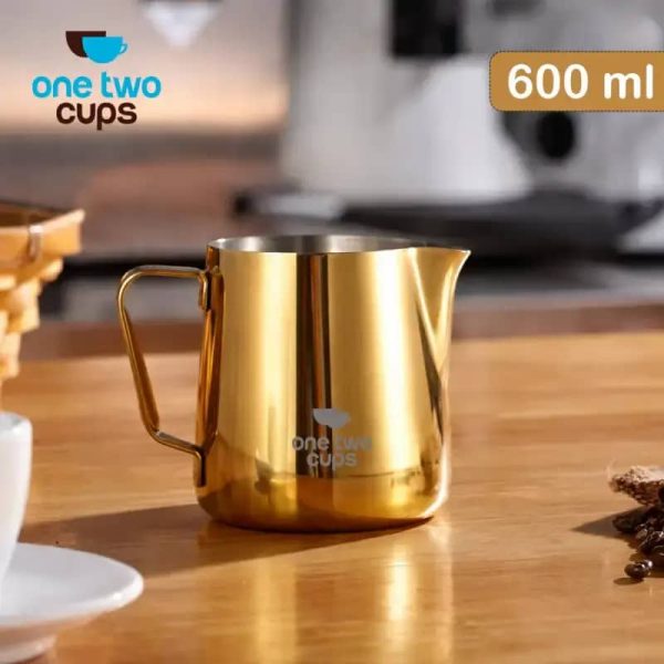 ginee_20260416173436395_8022302881.jpeg One Two Cups Milk Jug Cangkir Latte Art Espresso Stainless Steel 600ml - AA0052