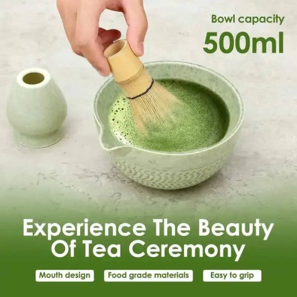 ginee_20260416173506855_4928119256.jpeg One Two Cups Matcha Set Kit Chawan Chasen Stand Ceramic 500ml 2 PCS - S45