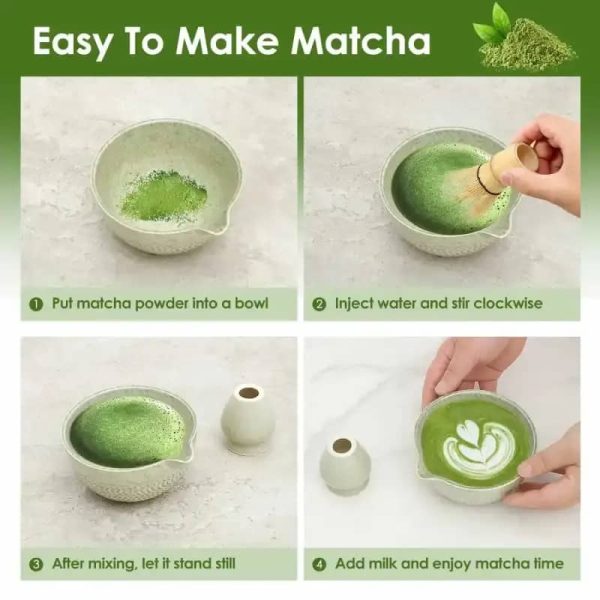 ginee_20260416173507247_5454000930.jpeg One Two Cups Matcha Set Kit Chawan Chasen Stand Ceramic 500ml 2 PCS - S45