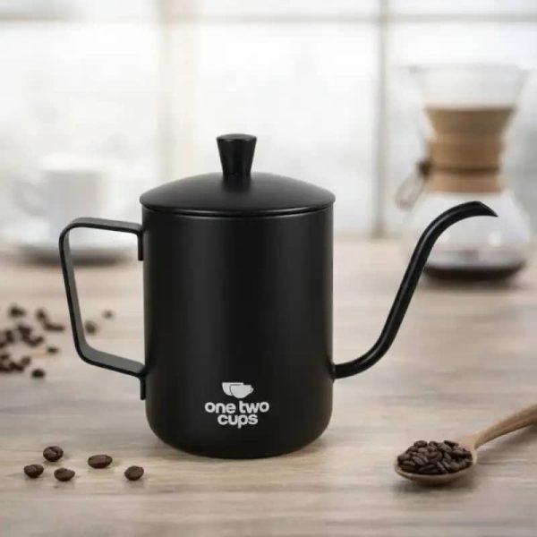 One Two Cups Teko Kopi Leher Angsa Gooseneck Pour Over Drip Kettle 600ml - HS-52