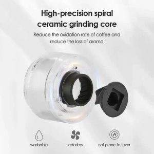 One Two Cups Penggiling Kopi Elektrik Wireless Coffee Grinder 1200mAh - YMJ01