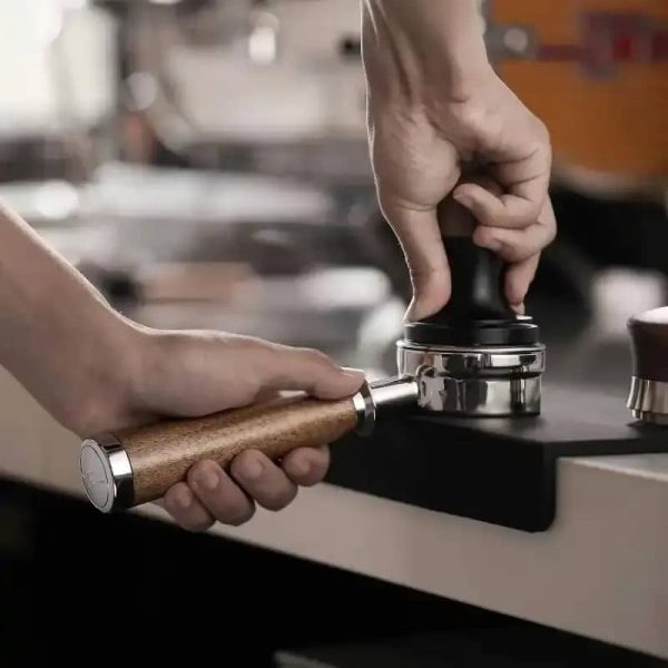 One Two Cups Tamper Kopi Barista Stainless Steel Threaded Bottom 51mm - JN - 25