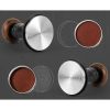 One Two Cups Tamper Kopi Barista Stainless Steel Threaded Bottom 51mm - JN - 25