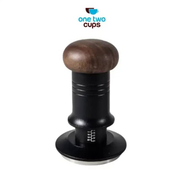 One Two Cups Tamper Kopi Barista Stainless Steel Threaded Bottom 51mm - JN - 25