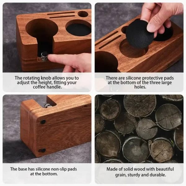 ginee_20260416173903561_5736416654.jpeg One Two Cups Tamper Station Stand Tamping Storage Multi Function Kayu - A24
