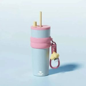 One Two Cups Botol Minum Tumbler Air Panas Dingin with Straw 710ml - YS-9000