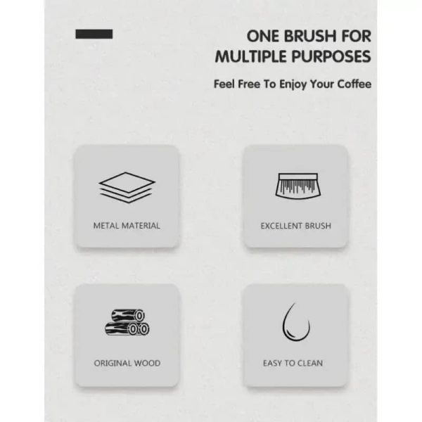 One Two Cups Kuas Pembersih Mesin Espresso Coffee Brush Cleaning - NA-429