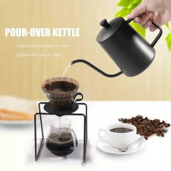 One Two Cups Teko Kopi Leher Angsa Gooseneck Pour Over Drip Kettle 350ml - HS-52