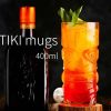 One Two Cups Gelas Kaca Aesthetic Kopi Teh Hawaiian Tiki Glass 400ml - GT81