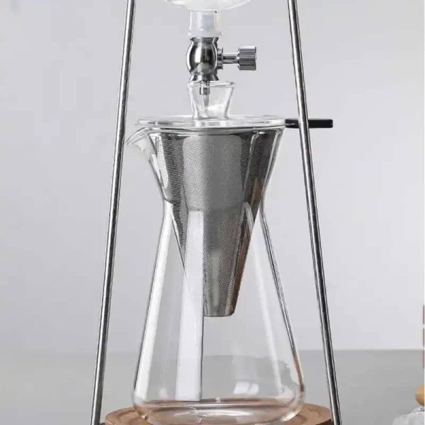 One Two Cups Cold Brew Coffee Maker Ice Drip Regulating Valve 600ml - C4-04