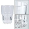 One Two Cups Gelas Kaca Aesthetic Kopi Teh Vertical Pattern Glas 320ml - 2011ZJ