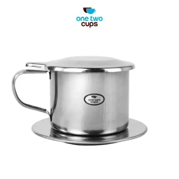 One Two Cups Vietnam Drip Coffee Filter Pot Saringan Kopi 220ml 9Q - ON-22