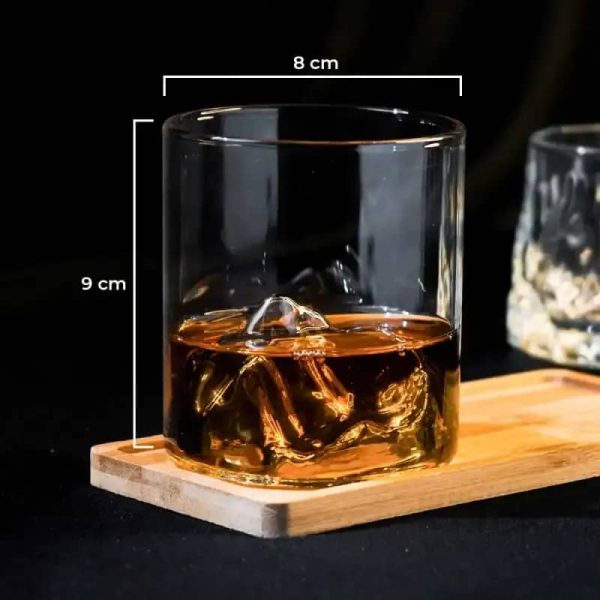 One Two Cups Gelas Whisky Cocktail Japanese Mt. Asama Rock Glass 200ml - SG200