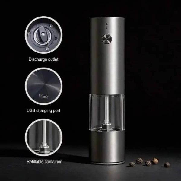 One Two Cups Alat Penggiling Biji Lada Elektrik Grinder 300mAh 70ml - EG-A