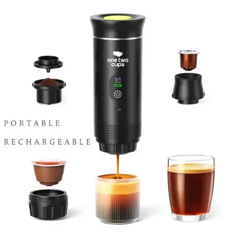 One Two Cups Mesin Kopi Capsule 3in1 Compatible for Nespresso Dolce – KF-JN-02 Pro2.0
