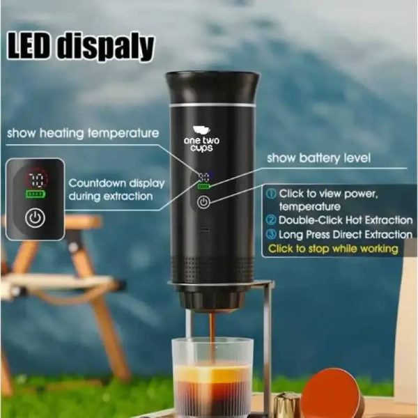 One Two Cups Mesin Kopi Capsule 3in1 Compatible for Nespresso Dolce - KF-JN-02 Pro2.0